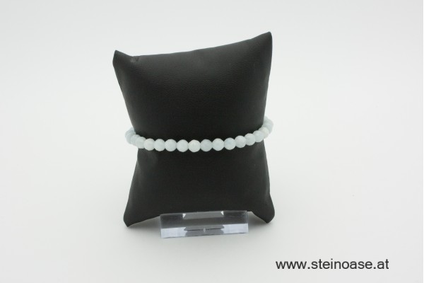 Armband Aquamarin hell, facettiert 6mm